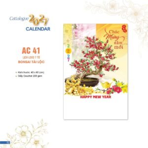 Lịch Bloc 2027 AC Mẫu AC41 (40 x 60 cm) Quà Tết Gia Đình Sum Vầy Ý Nghĩa in logo doanh nghiệp quà tặng Tết tại Quà Tặng Gia Dụng VN