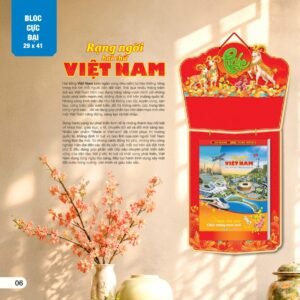 Lịch Bloc Cực Đại 2027 AH Mẫu AH02 (29 x 41 cm) Quà Tết Gia Đình Sum Vầy Ý Nghĩa in logo doanh nghiệp quà tặng Tết tại Quà Tặng Gia Dụng VN
