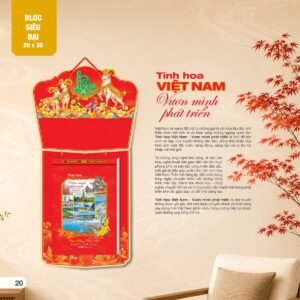 Lịch Bloc Siêu Đại 2027 AH Mẫu AH09 (20 x 30cm) Quà Tết Gia Đình Sum Vầy Ý Nghĩa in logo doanh nghiệp quà tặng Tết tại Quà Tặng Gia Dụng VN