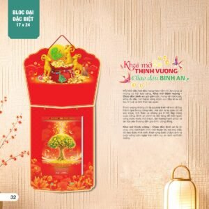 Lịch Bìa Treo 2027 AH Mẫu AH17 (17 x 24 cm) Quà Tết Gia Đình Sum Vầy Ý Nghĩa in logo doanh nghiệp quà tặng Tết tại Quà Tặng Gia Dụng VN