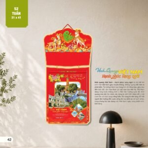 Lịch 52 Tuần 2027 AH Mẫu AH25 (31 x 41 cm) Quà Tết Gia Đình Sum Vầy Ý Nghĩa in logo doanh nghiệp quà tặng Tết tại Quà Tặng Gia Dụng VN