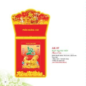 Lịch Bloc Đại Đặc Biệt 2027 AK Mẫu AK07 (29 x 41 cm) Quà Tết Gia Đình Sum Vầy Ý Nghĩa in logo doanh nghiệp quà tặng Tết tại Quà Tặng Gia Dụng VN