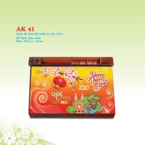 Lịch 52 Tuần 2027 AK Mẫu AK41 (31 x 42 cm) Quà Tết Gia Đình Sum Vầy Ý Nghĩa in logo doanh nghiệp quà tặng Tết tại Quà Tặng Gia Dụng VN