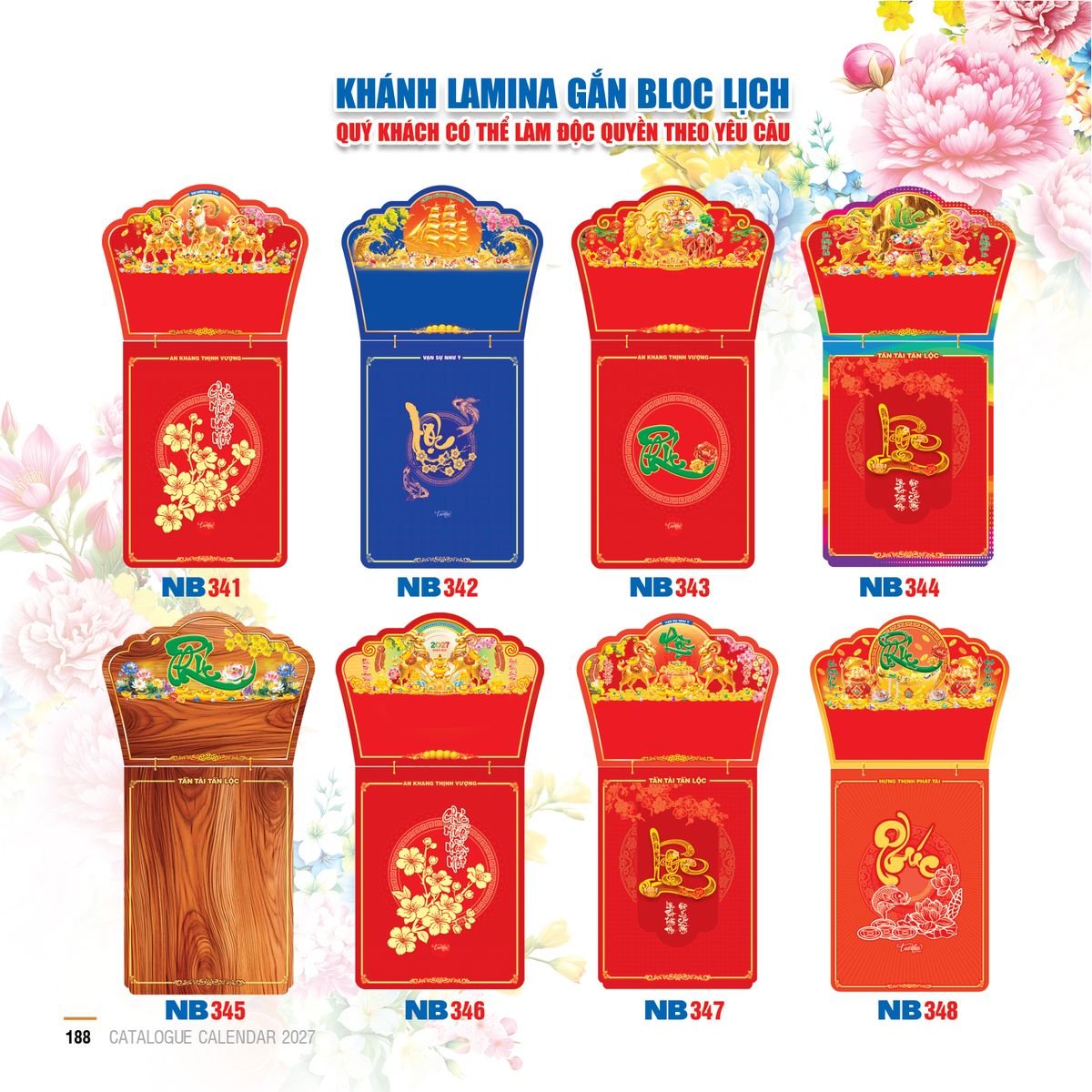 Lịch Bloc Ba Nhất 2027 Ba Nhất 2027 BN001 Quà Tết Gia Đình Sum Vầy Ý Nghĩa