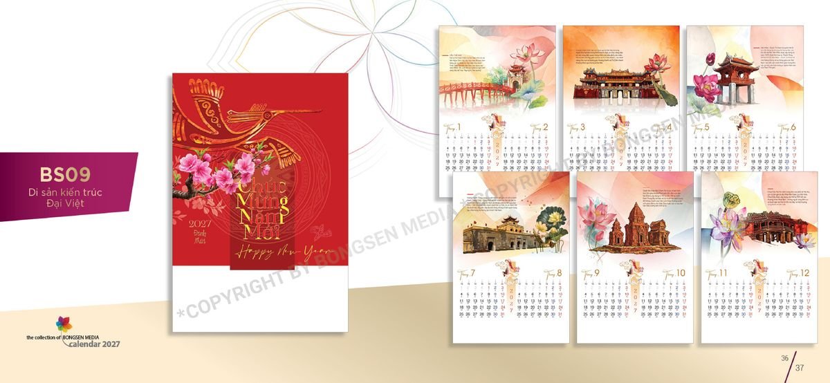 Lịch 7 Tờ Lò Xo 2027 BS19 Quà Tết Gia Đình Sum Vầy Ý Nghĩa Lịch 7 Tờ Lò Xo 2027 BS19 Quà Tết Gia Đình Sum Vầy Ý Nghĩa