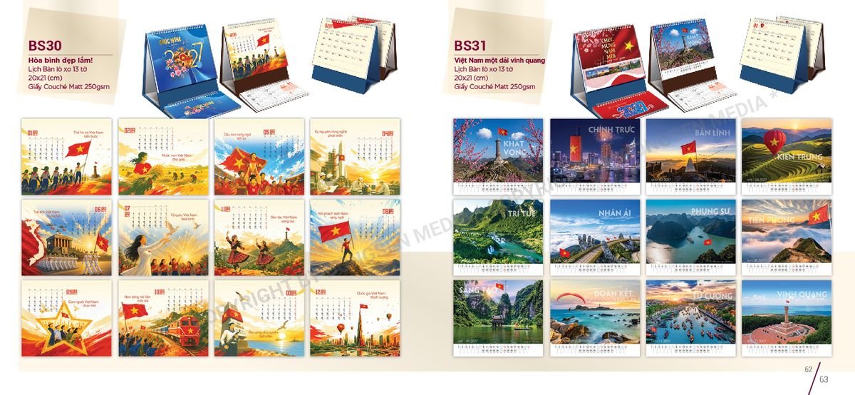 Lịch Để Bàn Nghệ Thuật 2027 BS32 Quà Tết Gia Đình Sum Vầy Ý Nghĩa Lịch Để Bàn Nghệ Thuật 2027 BS32 Quà Tết Gia Đình Sum Vầy Ý Nghĩa