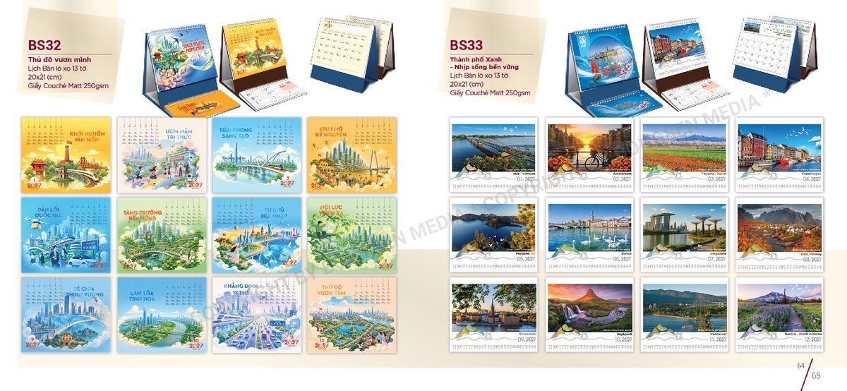 Lịch Để Bàn Nghệ Thuật 2027 BS33 Quà Tết Gia Đình Sum Vầy Ý Nghĩa Lịch Để Bàn Nghệ Thuật 2027 BS33 Quà Tết Gia Đình Sum Vầy Ý Nghĩa
