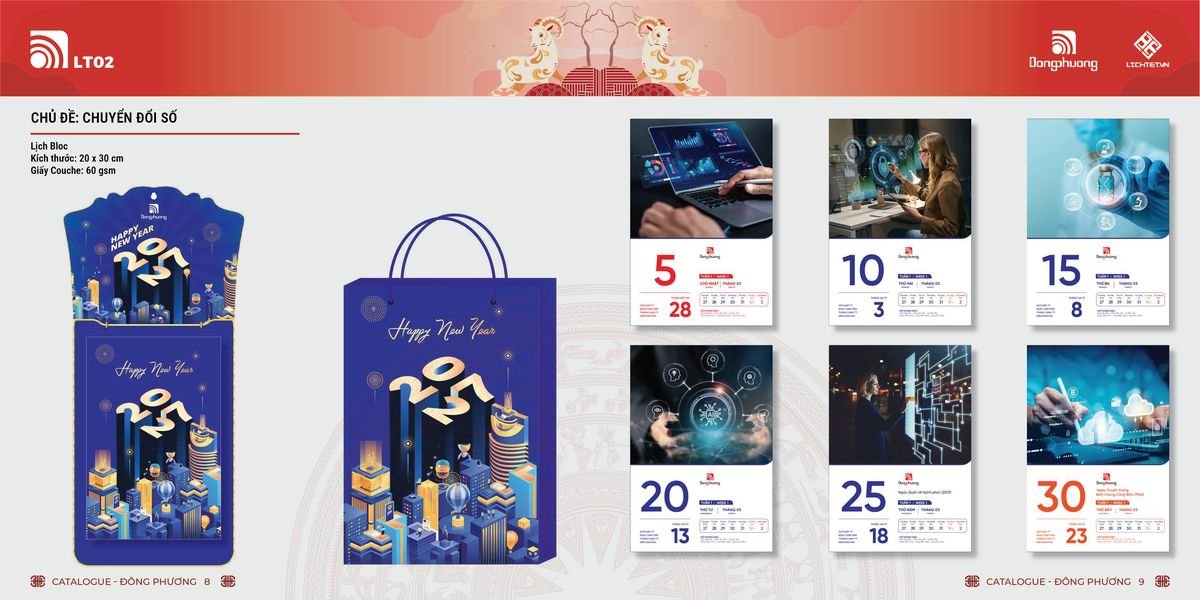 Lịch Bloc ĐP 2027 DP03 Quà Tết Gia Đình Sum Vầy Ý Nghĩa