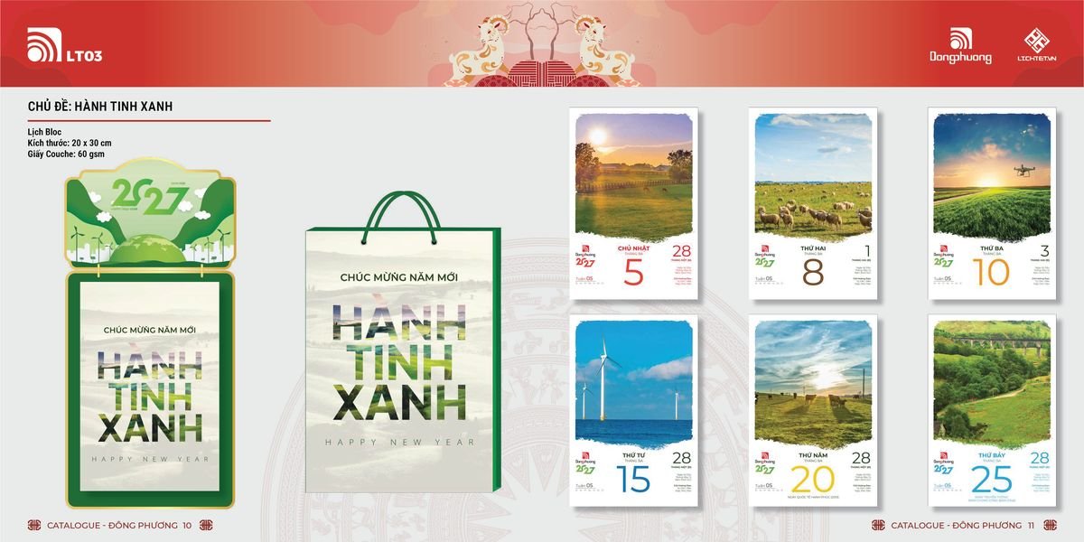 Lịch Bloc ĐP 2027 DP04 Quà Tết Gia Đình Sum Vầy Ý Nghĩa