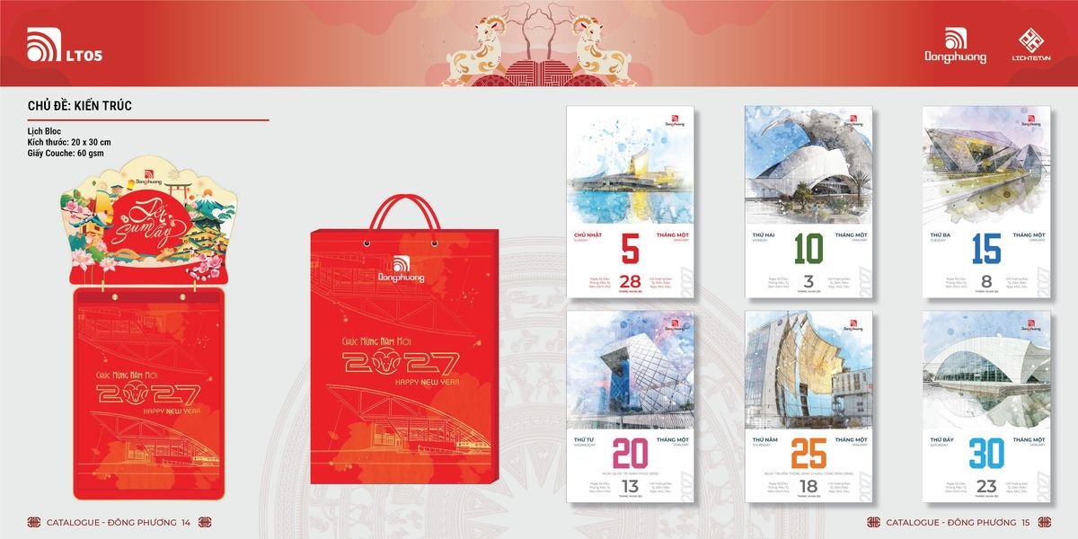 Lịch Bloc ĐP 2027 DP06 Quà Tết Gia Đình Sum Vầy Ý Nghĩa