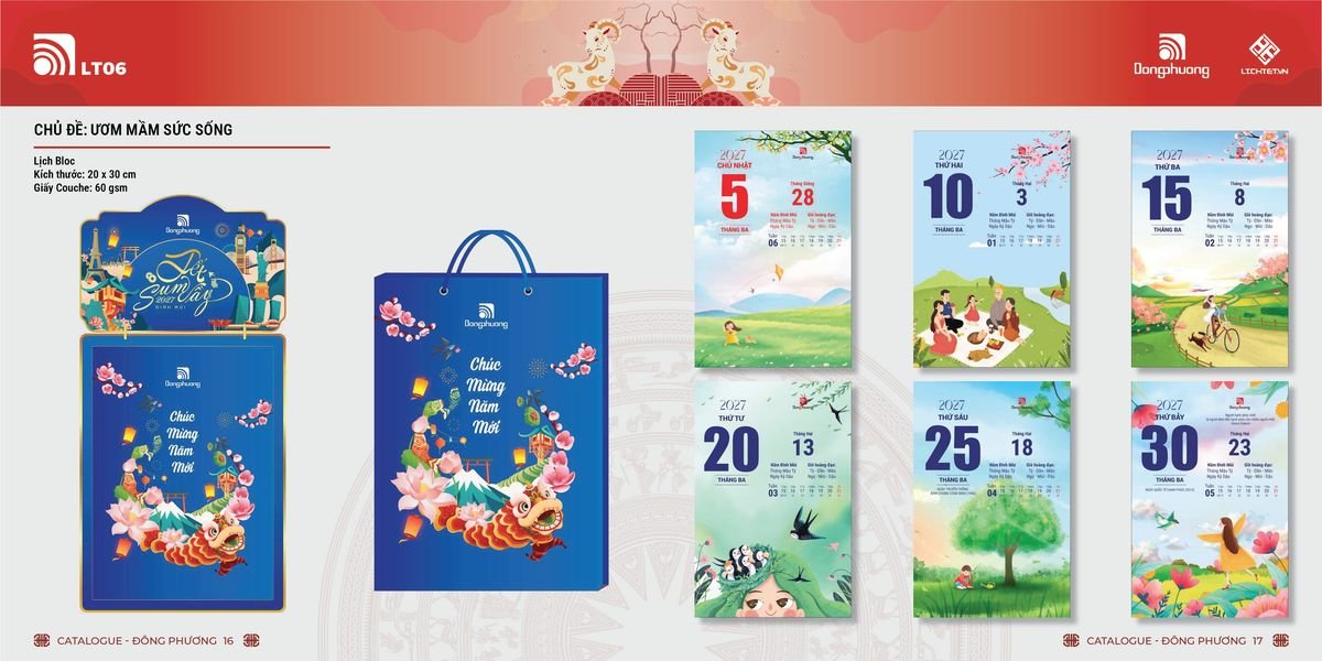 Lịch Bloc ĐP 2027 DP07 Quà Tết Gia Đình Sum Vầy Ý Nghĩa Lịch Bloc ĐP 2027 DP07 Quà Tết Gia Đình Sum Vầy Ý Nghĩa