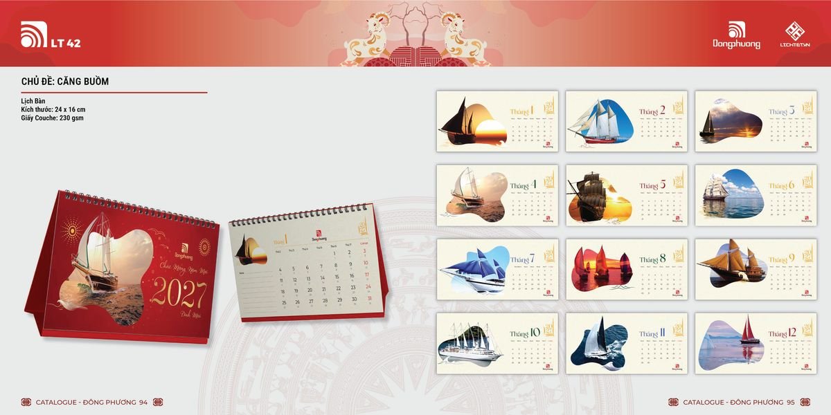 Lịch Bloc ĐP 2027 DP46 Quà Tết Gia Đình Sum Vầy Ý Nghĩa
