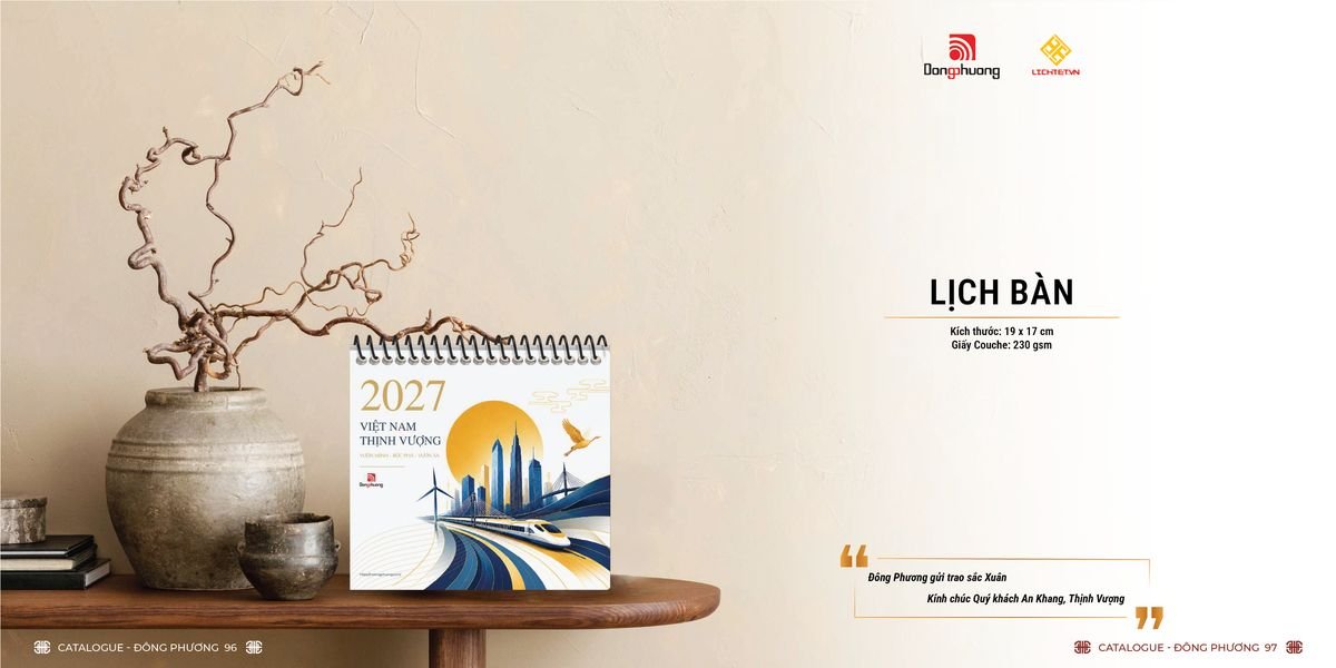 Lịch Bloc ĐP 2027 DP47 Quà Tết Gia Đình Sum Vầy Ý Nghĩa