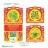 Lịch Treo Tường Lò Xo 2027 HBT Mẫu HBT130 (37 x 68cm) Quà Tết Gia Đình Sum Vầy Ý Nghĩa in logo doanh nghiệp quà tặng Tết tại Quà Tặng Gia Dụng VN