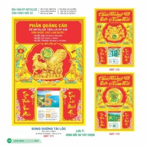 Lịch Bìa Treo 2027 HBT Mẫu HBT172 (15 x 19cm) Quà Tết Gia Đình Sum Vầy Ý Nghĩa in logo doanh nghiệp quà tặng Tết tại Quà Tặng Gia Dụng VN
