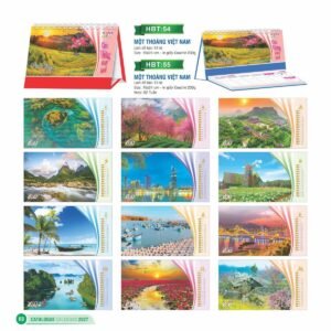 Lịch Bloc 2027 HBT Mẫu HBT55 (29 x 41 cm) Quà Tết Gia Đình Sum Vầy Ý Nghĩa in logo doanh nghiệp quà tặng Tết tại Quà Tặng Gia Dụng VN