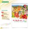 Lịch Treo Tường 2027 HT Mẫu HT53 (40 x 60cm) Quà Tết Gia Đình Sum Vầy Ý Nghĩa in logo doanh nghiệp quà tặng Tết tại Quà Tặng Gia Dụng VN