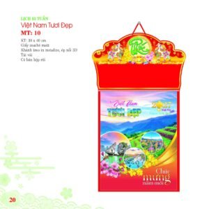 Lịch Bloc 2027 MT Mẫu MT10 (30 x 40cm) Quà Tết Gia Đình Sum Vầy Ý Nghĩa in logo doanh nghiệp quà tặng Tết tại Quà Tặng Gia Dụng VN