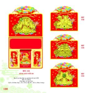 Bìa Lò Xo Dán Bloc 2027 MT Mẫu MT133 (37 x 68cm) Quà Tết Gia Đình Sum Vầy Ý Nghĩa in logo doanh nghiệp quà tặng Tết tại Quà Tặng Gia Dụng VN
