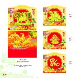 Lịch Treo Tường Lò Xo 2027 MT Mẫu MT168 (37 x 68cm) Quà Tết Gia Đình Sum Vầy Ý Nghĩa in logo doanh nghiệp quà tặng Tết tại Quà Tặng Gia Dụng VN