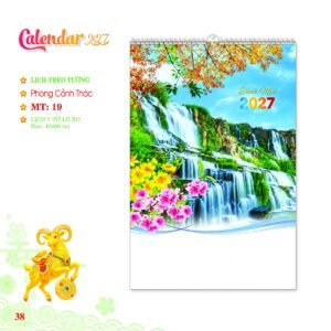 Lịch Treo Tường Lò Xo 2027 MT Mẫu MT19 (40 x 60 cm) Quà Tết Gia Đình Sum Vầy Ý Nghĩa in logo doanh nghiệp quà tặng Tết tại Quà Tặng Gia Dụng VN