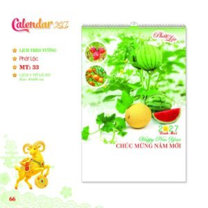 Lịch Treo Tường Lò Xo 2027 MT Mẫu MT33 (40 x 60cm) Quà Tết Gia Đình Sum Vầy Ý Nghĩa in logo doanh nghiệp quà tặng Tết tại Quà Tặng Gia Dụng VN