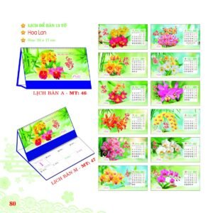 Lịch Để Bàn 2027 MT Mẫu MT46 (24 x 17cm) Quà Tết Gia Đình Sum Vầy Ý Nghĩa in logo doanh nghiệp quà tặng Tết tại Quà Tặng Gia Dụng VN