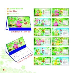 Lịch Để Bàn 2027 MT Mẫu MT55 (24 x 17cm) Quà Tết Gia Đình Sum Vầy Ý Nghĩa in logo doanh nghiệp quà tặng Tết tại Quà Tặng Gia Dụng VN