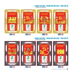Lịch Bloc 2027 NB Mẫu NB127 - An Khang Thịnh Vượng (55  x  85 cm) Quà Tết Gia Đình Sum Vầy Ý Nghĩa in logo doanh nghiệp quà tặng Tết tại Quà Tặng Gia Dụng VN