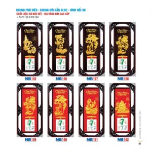 Lịch Bloc 2027 NB Mẫu NB158 (39  x  89 cm) Quà Tết Gia Đình Sum Vầy Ý Nghĩa in logo doanh nghiệp quà tặng Tết tại Quà Tặng Gia Dụng VN