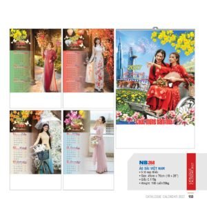 Lịch Treo Tường Nẹp Thiếc 2027 NB Mẫu NB268 (18 x 28 cm) Quà Tết Gia Đình Sum Vầy Ý Nghĩa in logo doanh nghiệp quà tặng Tết tại Quà Tặng Gia Dụng VN