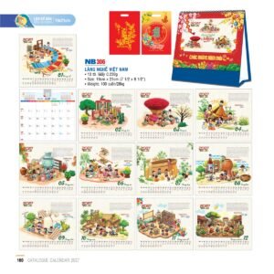 Lịch Bloc 2027 NB Mẫu NB306 (19 x 21cm) Quà Tết Gia Đình Sum Vầy Ý Nghĩa in logo doanh nghiệp quà tặng Tết tại Quà Tặng Gia Dụng VN