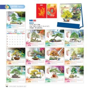 Lịch Bloc 2027 NB Mẫu NB308 (19 x 21cm) Quà Tết Gia Đình Sum Vầy Ý Nghĩa in logo doanh nghiệp quà tặng Tết tại Quà Tặng Gia Dụng VN
