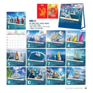 Lịch Bloc 2027 NB Mẫu NB314 (31 x 202 cm) Quà Tết Gia Đình Sum Vầy Ý Nghĩa in logo doanh nghiệp quà tặng Tết tại Quà Tặng Gia Dụng VN