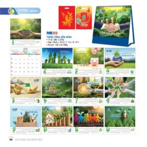 Lịch Bloc 2027 NB Mẫu NB315 (19 x 21cm) Quà Tết Gia Đình Sum Vầy Ý Nghĩa in logo doanh nghiệp quà tặng Tết tại Quà Tặng Gia Dụng VN