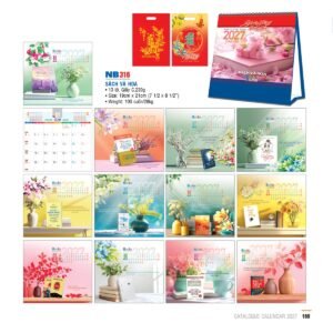 Lịch Bloc 2027 NB Mẫu NB316 (29 x 41 cm) Quà Tết Gia Đình Sum Vầy Ý Nghĩa in logo doanh nghiệp quà tặng Tết tại Quà Tặng Gia Dụng VN