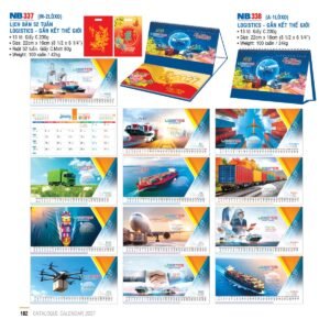 Lịch Để Bàn 2027 NB Mẫu NB338 (16 x 24 cm) Quà Tết Gia Đình Sum Vầy Ý Nghĩa in logo doanh nghiệp quà tặng Tết tại Quà Tặng Gia Dụng VN