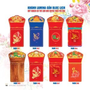 Lịch Bloc 2027 NB Mẫu NB345 (29 x 41 cm) Quà Tết Gia Đình Sum Vầy Ý Nghĩa in logo doanh nghiệp quà tặng Tết tại Quà Tặng Gia Dụng VN