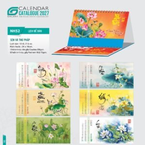 Lịch Để Bàn 2027 NH Mẫu NH5253 (24 x 16cm) Quà Tết Gia Đình Sum Vầy Ý Nghĩa in logo doanh nghiệp quà tặng Tết tại Quà Tặng Gia Dụng VN
