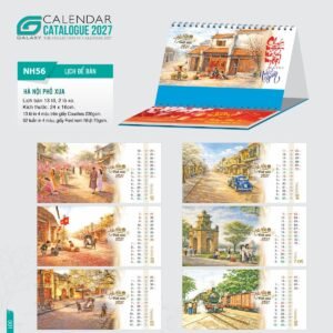 Lịch Để Bàn 2027 NH Mẫu NH5657 (24 x 16cm) Quà Tết Gia Đình Sum Vầy Ý Nghĩa in logo doanh nghiệp quà tặng Tết tại Quà Tặng Gia Dụng VN