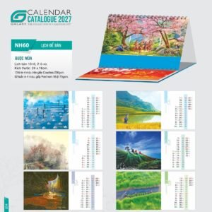 Lịch Để Bàn 2027 NH Mẫu NH6061 (24 x 16cm) Quà Tết Gia Đình Sum Vầy Ý Nghĩa in logo doanh nghiệp quà tặng Tết tại Quà Tặng Gia Dụng VN