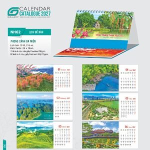 Lịch Để Bàn 2027 NH Mẫu NH6263 (24 x 16cm) Quà Tết Gia Đình Sum Vầy Ý Nghĩa in logo doanh nghiệp quà tặng Tết tại Quà Tặng Gia Dụng VN