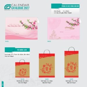 Lịch Bloc 2027 NH Mẫu NH84 (14 x 20cm) Quà Tết Gia Đình Sum Vầy Ý Nghĩa in logo doanh nghiệp quà tặng Tết tại Quà Tặng Gia Dụng VN