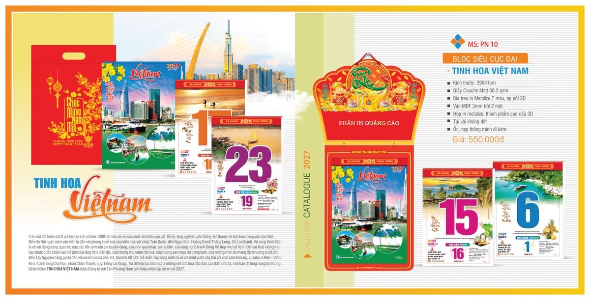Lịch Bloc TPN 2027 TPNBLOC12 Quà Tết Gia Đình Sum Vầy Ý Nghĩa Lịch Bloc TPN 2027 TPNBLOC12 Quà Tết Gia Đình Sum Vầy Ý Nghĩa