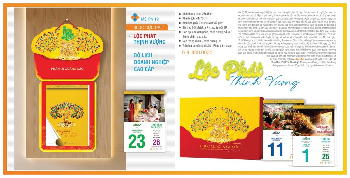 Lịch Bloc TPN 2027 TPNBLOC22 Quà Tết Gia Đình Sum Vầy Ý Nghĩa