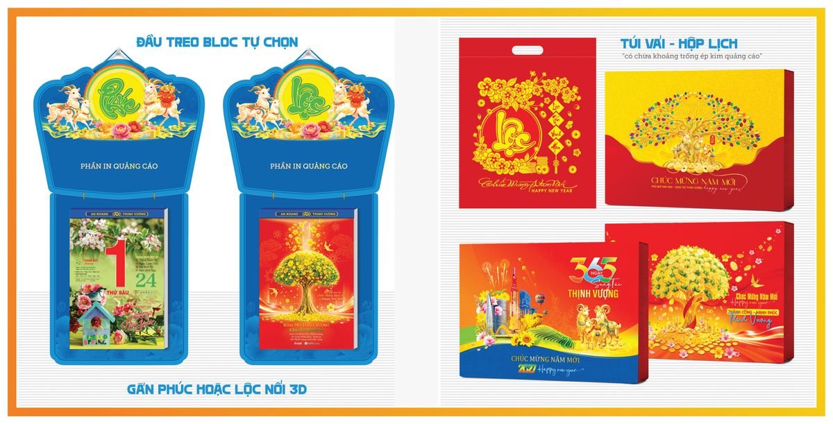 Lịch Bloc TPN 2027 TPNBLOC30 Quà Tết Gia Đình Sum Vầy Ý Nghĩa