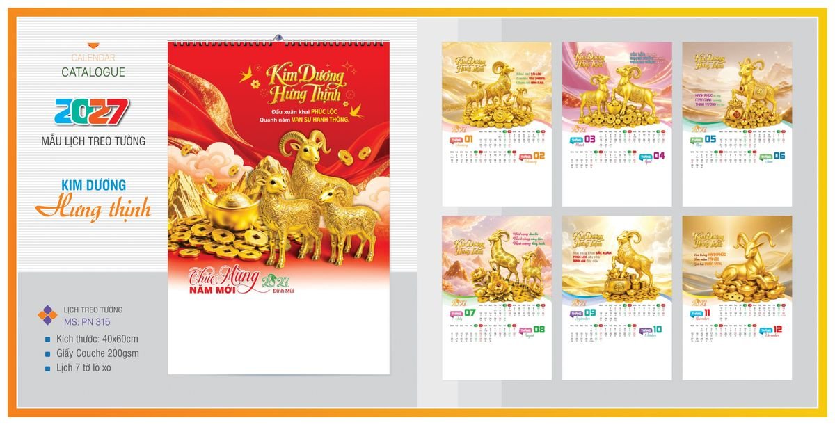 Lịch 7 Tờ Lò Xo TPNLX05 Quà Tết Gia Đình Sum Vầy Ý Nghĩa Lịch 7 Tờ Lò Xo TPNLX05 Quà Tết Gia Đình Sum Vầy Ý Nghĩa