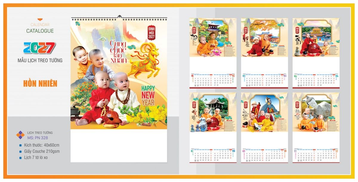 Lịch 7 Tờ Lò Xo TPNLX18 Quà Tết Gia Đình Sum Vầy Ý Nghĩa Lịch 7 Tờ Lò Xo TPNLX18 Quà Tết Gia Đình Sum Vầy Ý Nghĩa