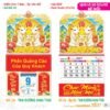 Lịch Treo Tường Lò Xo 2027 TS Mẫu TS-10 (37 x 70 cm) Quà Tết Gia Đình Sum Vầy Ý Nghĩa