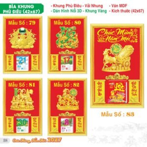 Lịch Bìa Treo 2027 TS Mẫu TS-39 (42 x 67 cm) Quà Tết Gia Đình Sum Vầy Ý Nghĩa